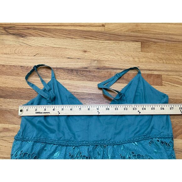 Vintage Old Navy Women’s L Babydoll Top Cotton Cami Embroidered Y2k Vintage - Picture 9 of 9